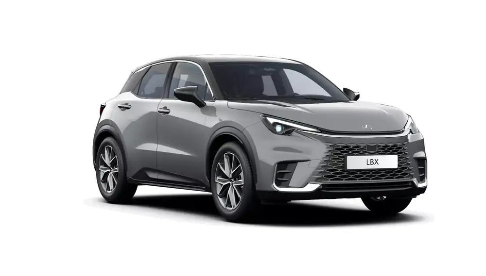 Nieuw Lexus Lbx B-SUV 1.5 TNGA HEV CVT Cool LHD 2YN - Cement Gray ME/ Black 1
