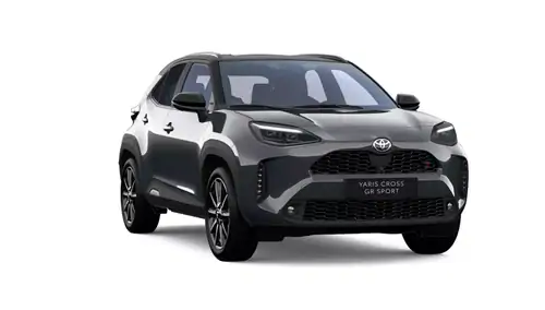 Nieuw Toyota Yaris cross B-SUV 1.5 TNGA HEV 130 2WD CVT GR Sport M29 - Storm Grey Metallic / Black