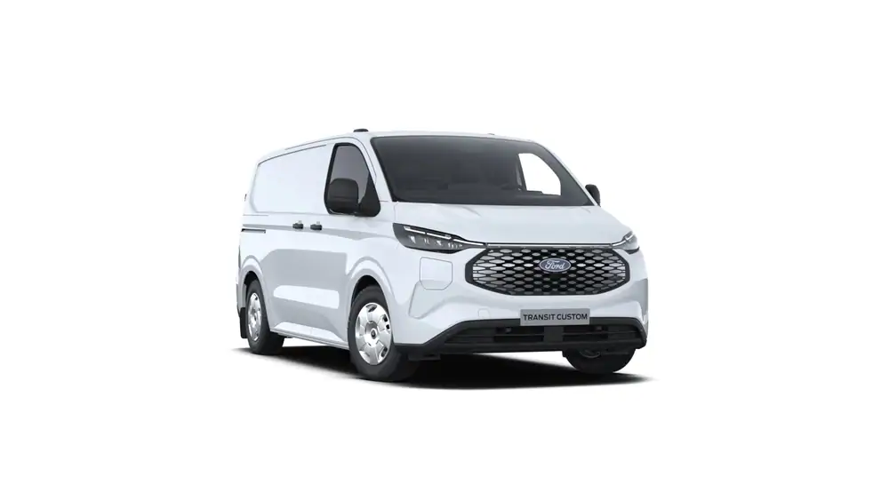 Nieuw Ford Transit custom v710 BESTELWAGEN 320S TREND 83kWh160 ZE CT RWD SWB Electric 64kWh PN3GZ - "Frozen White" Speciale niet-metaalkleur 1