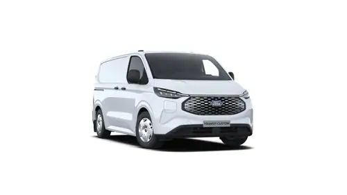 Nieuw Ford Transit custom v710 BESTELWAGEN 320S TREND 83kWh160 ZE CT RWD SWB Electric 64kWh PN3GZ - "Frozen White" Speciale niet-metaalkleur