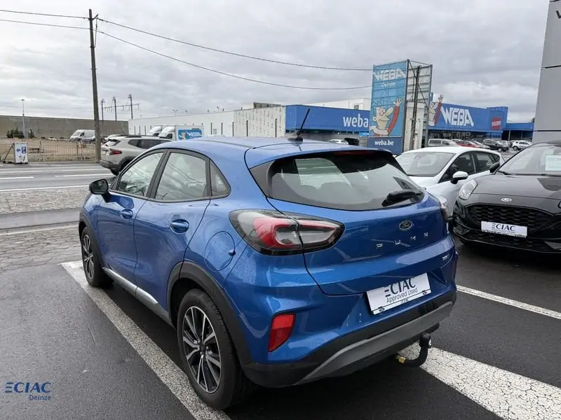 Occasie Ford Puma Titanium 1.0i EcoBoost mHEV 125pk / 92kW A7 2ZI - Speciale metaalkleur "Desert Island Blue" 7