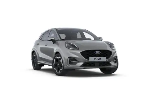 Nieuw Ford Puma mca (bx726) ST-Line X 1.0i EcoBoost mHEV 125pk / 92kW A7 PN4HS - "Solar Silver" Metaalkleur (Sound Edition)