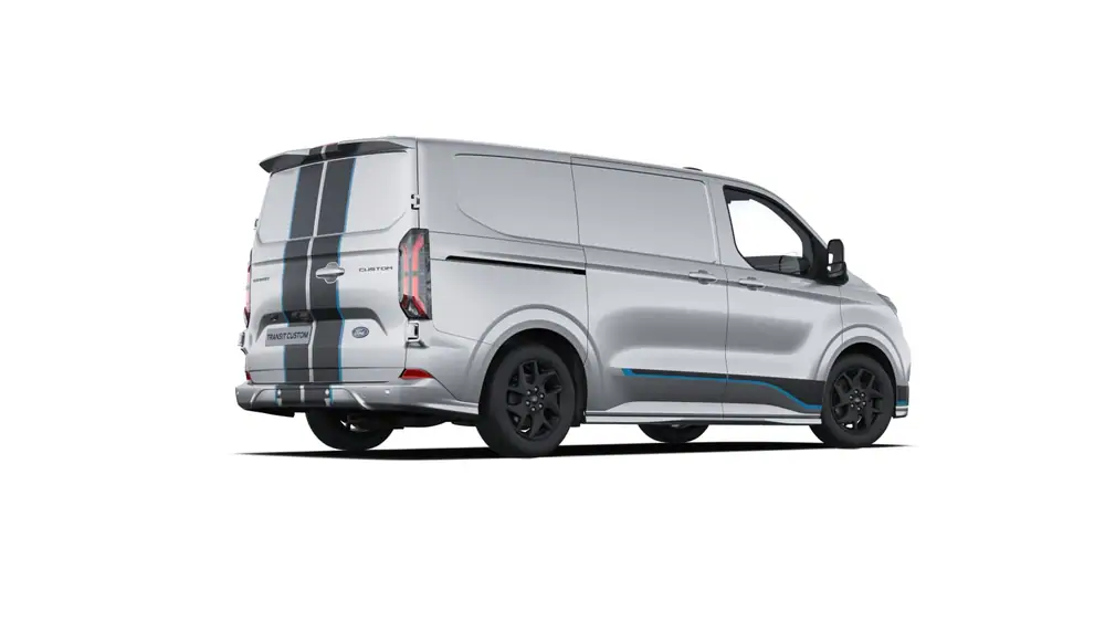 Nieuw Ford Transit custom v710 MULTI-USE 320L SPORT 2.0TD170 T6.2 A8 FWD LWB 2.0 TDCi 170pk PNZJB - MOONDUST SILVER 3