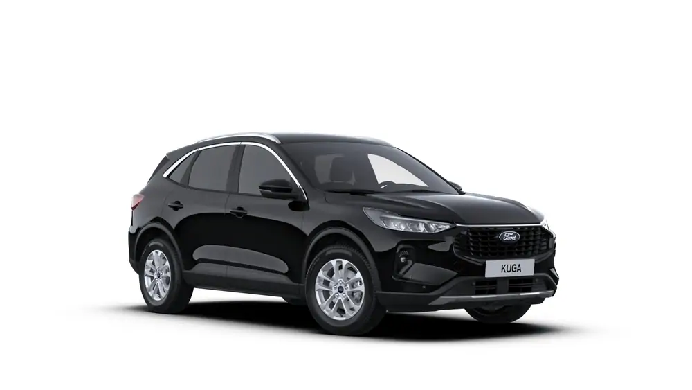 Nieuw Ford Kuga mca (cx482) Titanium 2.5i FHEV 180pk/132kW - HF45 Auto PN4GM - "Agate Black" Metaalkleur 2
