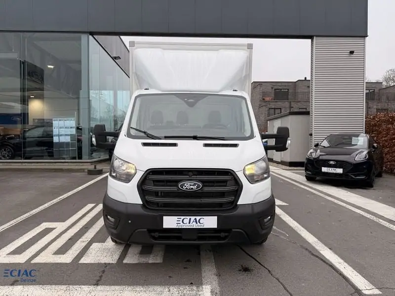 Nieuw Ford Transit 2t mca 350E Chassis enkele cabine L4 Trend M6 2.0 TD 130pk / 96kW N PN3GZ - "Frozen White" Speciale niet-metaalkleur 2