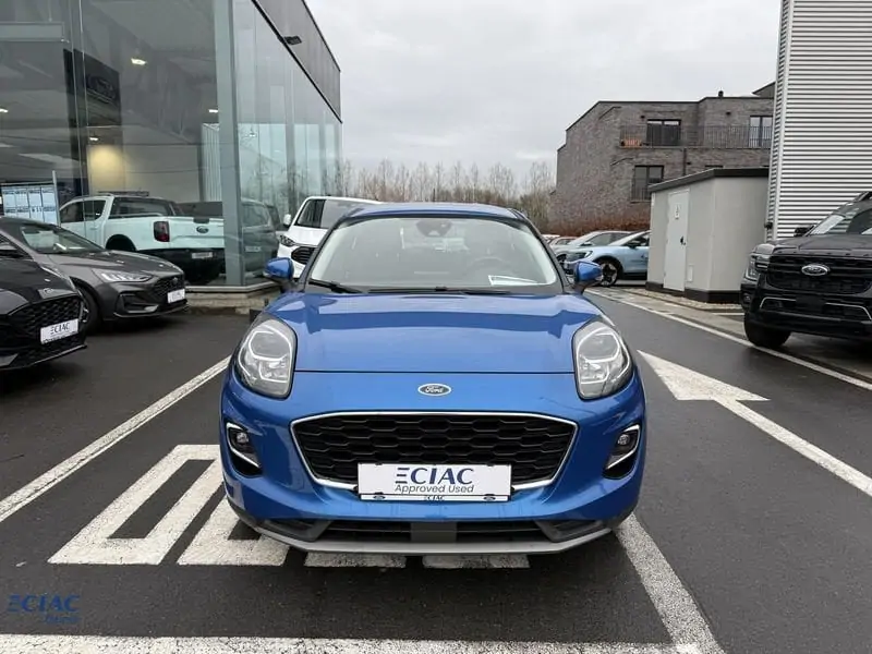 Occasie Ford Puma Titanium 1.0i EcoBoost mHEV 125pk / 92kW A7 2ZI - Speciale metaalkleur "Desert Island Blue" 2