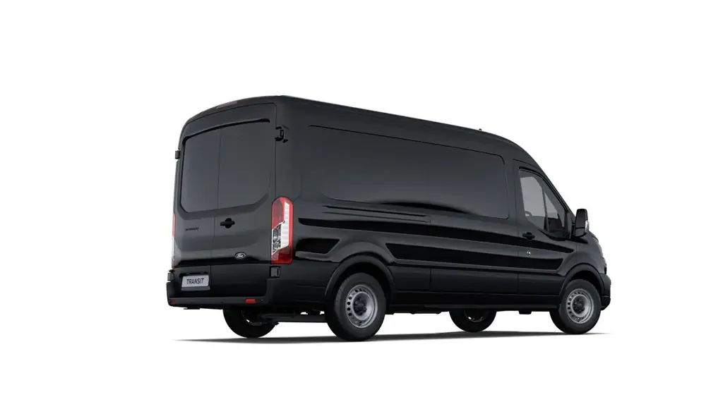Nieuw Ford Transit 2t mca 350L Gesloten bestelwagen L3 Limited A8 2.0 TD 165pk / 123kW PN4GM - Agate Black Metallic 3