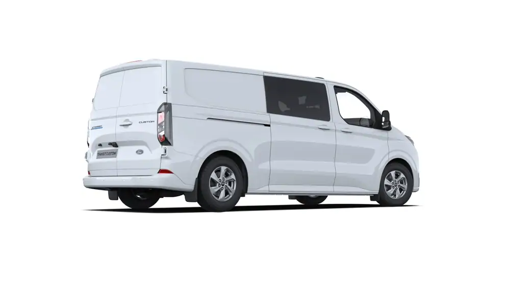 Nieuw Ford Transit custom v710 MULTI-USE 320L LIMITED 2.0TD136 T6.2 A8 FWD LWB 2.0 136pk N1 73W - Frozen White 3
