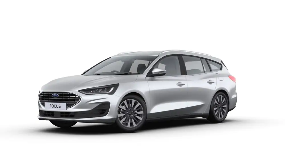 Nieuw Ford Focus mca Titanium X 1.0i EcoBoost 155pk / 114kW mHEV M6 - Clipper FCO - "Moondust Silver" Metaalkleur 1
