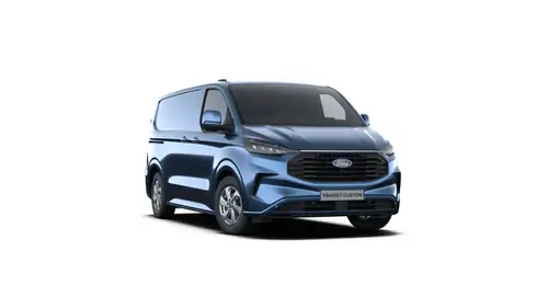 Demo Ford Transit custom v710 BESTELWAGEN 320L LIMITED 2.0TD170 T6.2 A8 FWD LWB 2.0 170pk PN4FT - CHROME BLUE