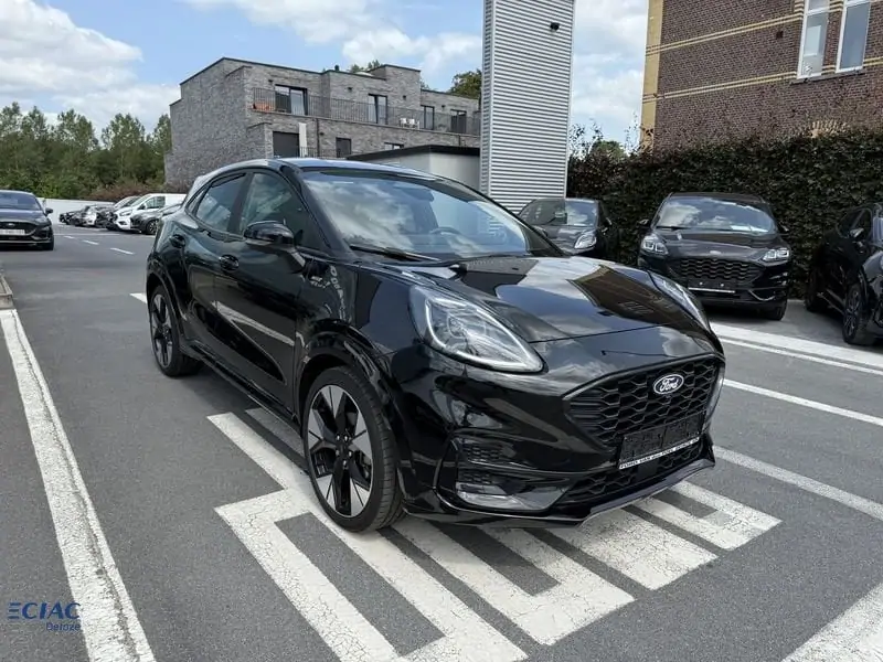 Nieuw Ford Puma mca ST-Line X 1.0i EcoBoost mHEV 155pk / 114kW A7 4GM - "Agate Black" Metaalkleur 3