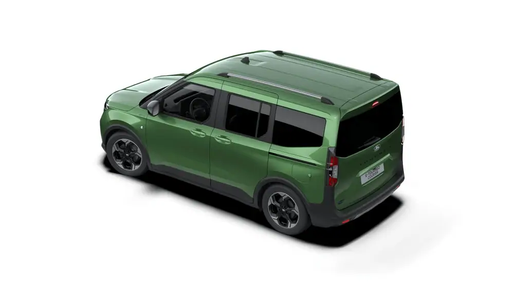 Nieuw Ford V769 tourneo courier Active BEV 43kWh 136pk/100kW - A1 PN4LQ - "Bursting Green" Metaalkleur 4
