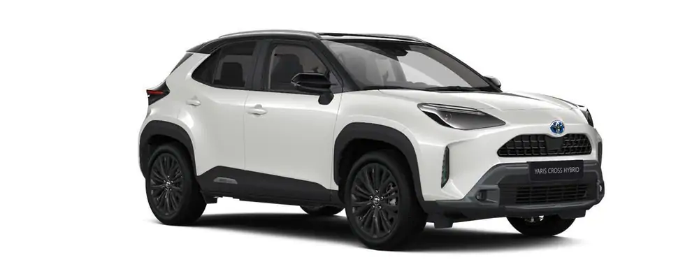 Nieuw Toyota Yaris cross B-SUV 1.5 TNGA HEV 2WD CVT Adventure LHD 2PU - WHITE PEARL / BLACK ROOF 4