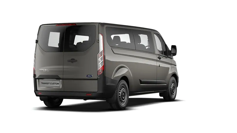 Nieuw Ford Transit custom 320L Multi use: bestelwagen met dubbele cabine L2 Limited M6 BYQ - Metaalkleur: Magnetic 3