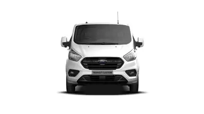 Nieuw Ford Transit custom 320L Gesloten bestelwagen L2 Trend M6 2.0 TD 130 pk N1 Euro AXW - niet-metaalkleur: Frozen White