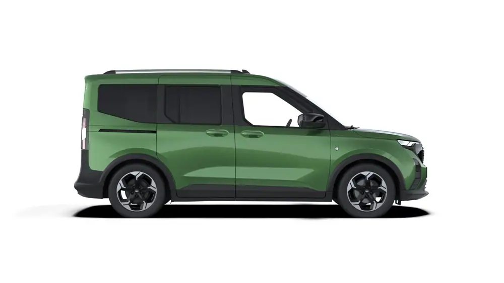 Nieuw Ford V769 tourneo courier Active BEV 43kWh 136pk/100kW - A1 PN4LQ - "Bursting Green" Metaalkleur 2
