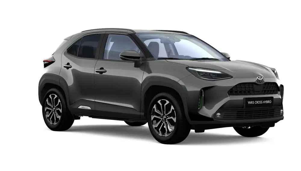 Nieuw Toyota Yaris cross B-SUV 1.5 TNGA HEV 2WD CVT Dynamic Plus 1G3 - Grey Metallic 3