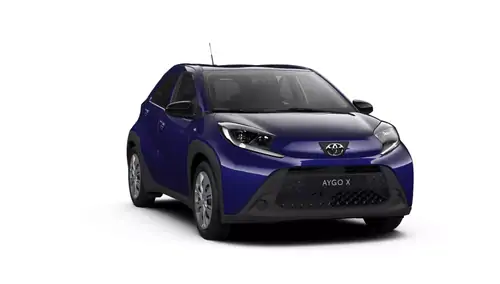 Nieuw Toyota Aygo x Hatchback 1.0L CVT play LHD 8Y8 - Juniper Blue