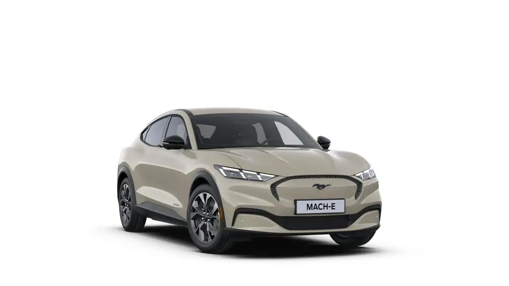 Nieuw Ford Mustang mach-e (cx727) Premium RWD 87kWh Extended Range 276pk/203kW - A1 PN4BZ - "Terrain Sand" Speciale metaalkleur 1