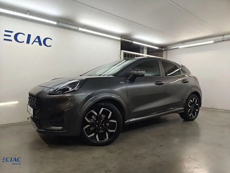 Occasie Ford Puma ST-Line X 1.0i EcoBoost mHEV 155ps / 114kW A7 2ZQ - Metaalkleur "Magnetic" 1