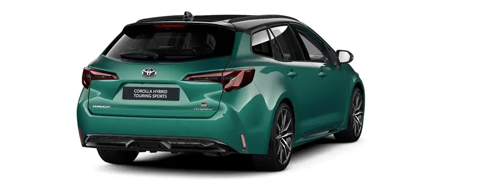 Nieuw Toyota Corolla hb & ts Touring Sports 1.8 Hybrid CVT GR Sport L M28 - Super Green/ Black Mica 3