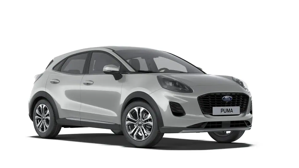 Nieuw Ford Puma mca (bx726) Titanium 1.0i EcoBoost mHEV 125pk / 92kW A7 PN4HS - Solar Silver, metaalkleur 2