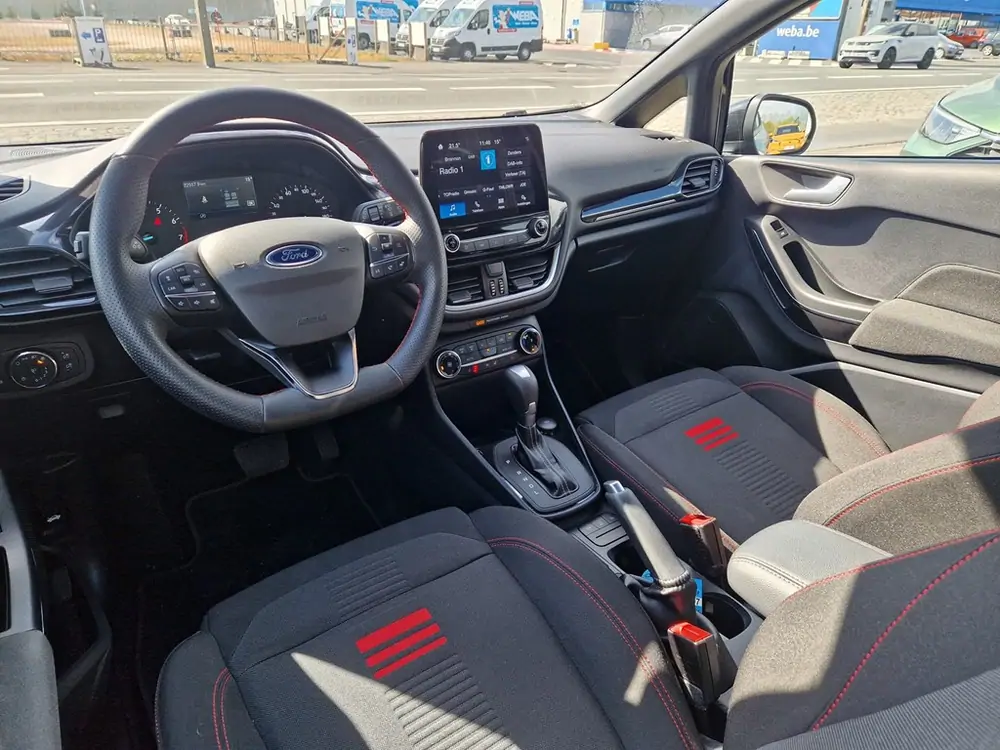 Occasie Ford Fiesta mca ST-Line 1.0i EcoBoost mHEV 125pk / 92kW A7 JKD - Metaalkleur "Agate Black" 14