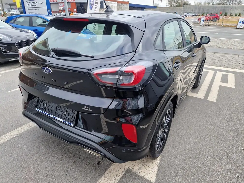 Occasie Ford Puma ST-Line 1.0i EcoBoost mHEV 125pk / 92kW A7 JKD - Metaalkleur "Agate Black" 7