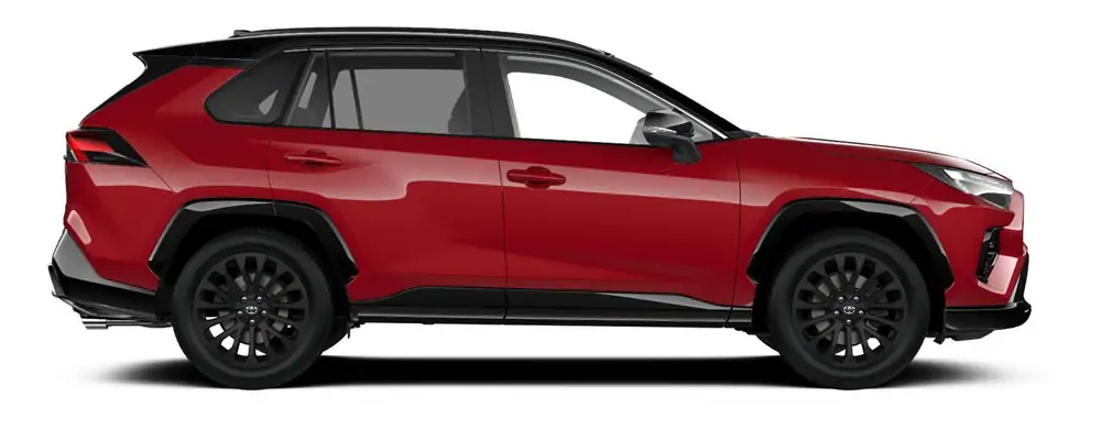 Nieuw Toyota Rav4 5 d. 2.5 Hybrid AWD e-CVT GR Sport LHD 2SC - EMOTIONAL RED Bi-tone 2