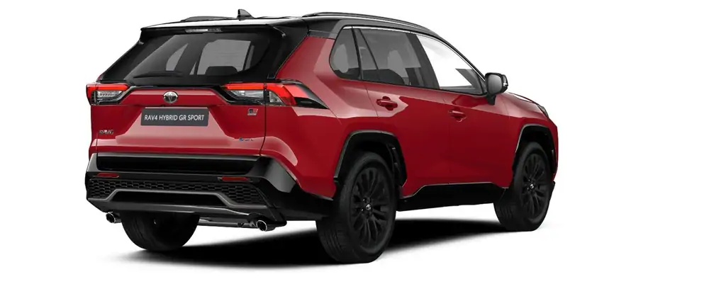 Nieuw Toyota Rav4 5 d. 2.5 Hybrid AWD e-CVT GR Sport LHD 2SC - EMOTIONAL RED Bi-tone 3