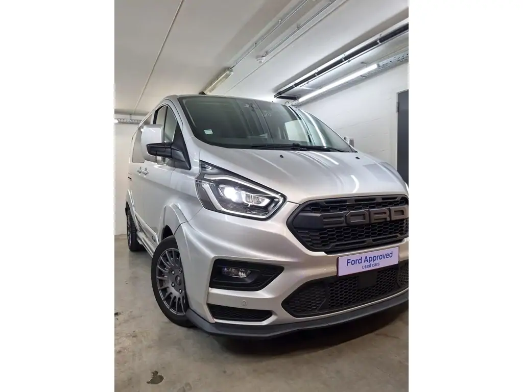 Nieuw Ford Transit custom 320L Multi use: bestelwagen met dubbele cabine L2 Limited A6 AXM - Metaalkleur: Moondust Silver 13