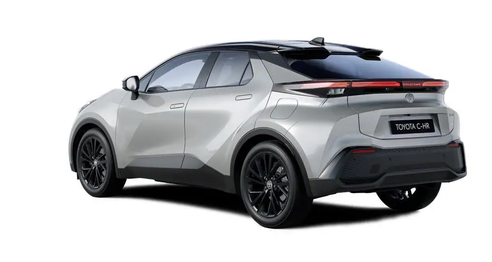 Nieuw Toyota Toyota c-hr 5 d. 2.0L HEV CVT GR Sport Premiere Edit 1J6 - PRECIOUS SILVER METALLIC 2