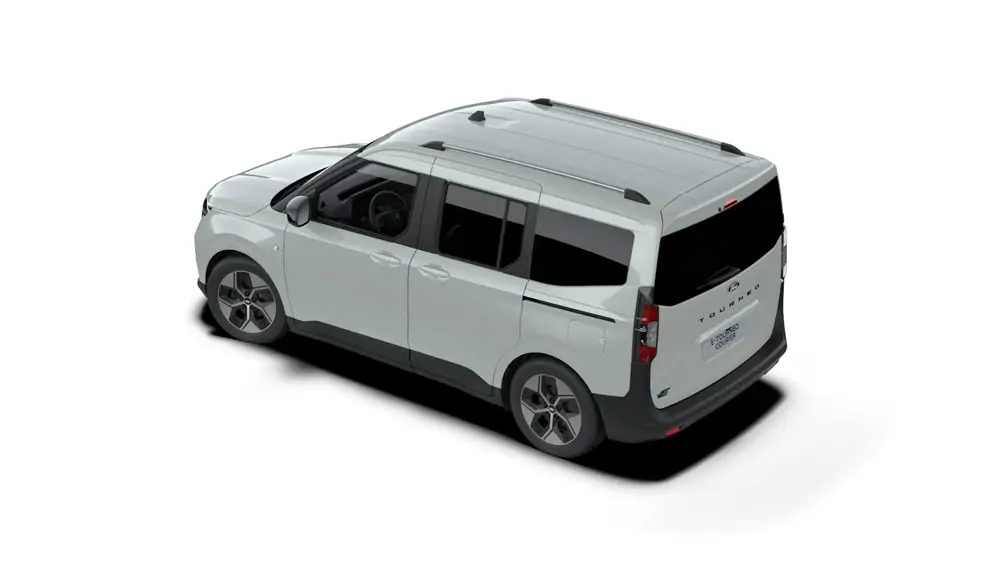 Nieuw Ford V769 tourneo courier Titanium BEV 43kWh 136pk/100kW A1 PN4JC - Niet-metaalkleur "Cactus Grey" 4
