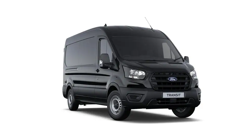 Nieuw Ford Transit 2t mca 350L Gesloten bestelwagen L3 Limited A8 2.0 TD 165pk / 123kW PN4GM - Agate Black Metallic 1