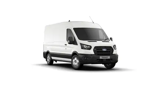 Nieuw Ford Transit 2t mca 350L Multi use: bestelwagen met dubbele cabine L3 Trend M6 RWD 2.0 TD 165 pk N1 Euro 6.2 BAA - Frozen White