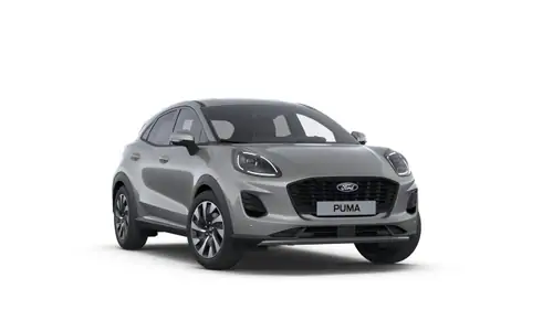 Nieuw Ford Puma mca (bx726) Titanium 1.0i EcoBoost mHEV 125pk / 92kW A7 PN4HS - "Solar Silver" Metaalkleur (Sound Edition)