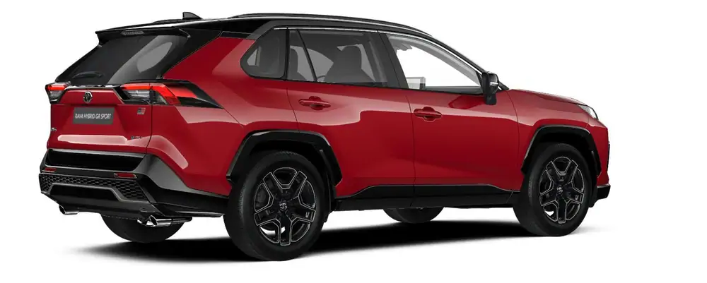 Nieuw Toyota Rav4 plug-in SUV LWB Plug-in CVT GR Sport LHD 2SC - Emotional Red Pearl / Black 3