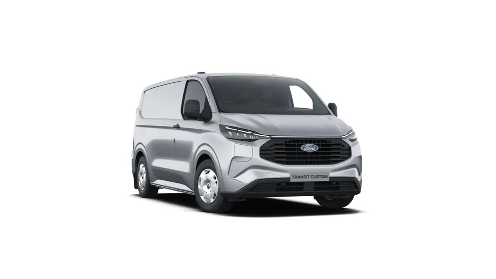 Nieuw Ford Transit custom v710 BESTELWAGEN 320L LIMITED 2.5T 227 T62P CT FWD LWB 2.5i 232pk PNZJB - MOONDUST SILVER 1