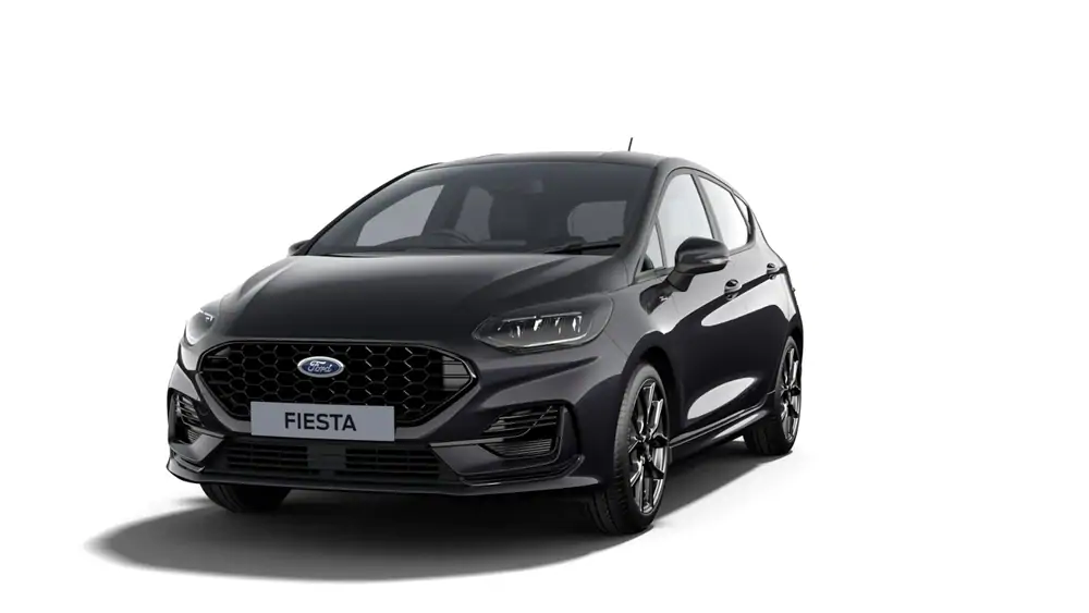 Nieuw Ford Fiesta mca ST-Line 1.0i EcoBoost mHEV 125pk / 92kW A7 BYA - Metaalkleur: Agate Black 1