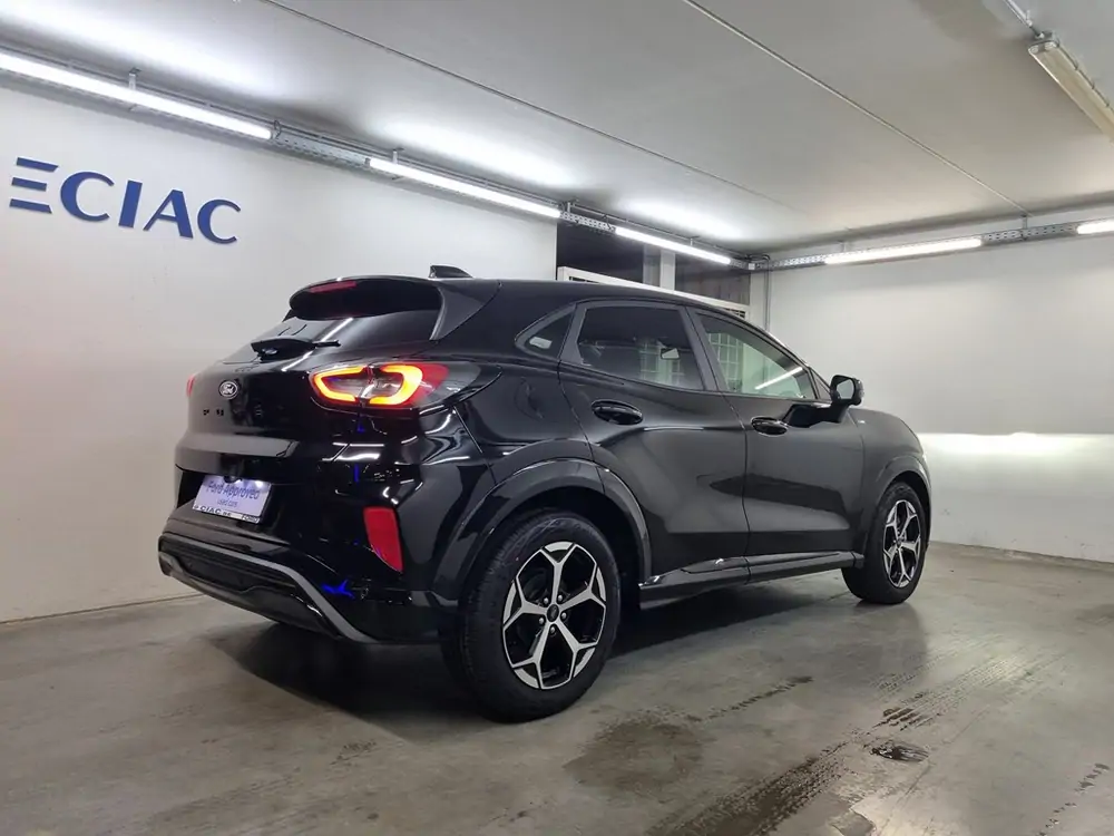 Demo Ford Puma mca ST-Line 1.0i EcoBoost mHEV 125pk / 92kW A7 PN4GM - "Agate Black" Metaalkleur 10