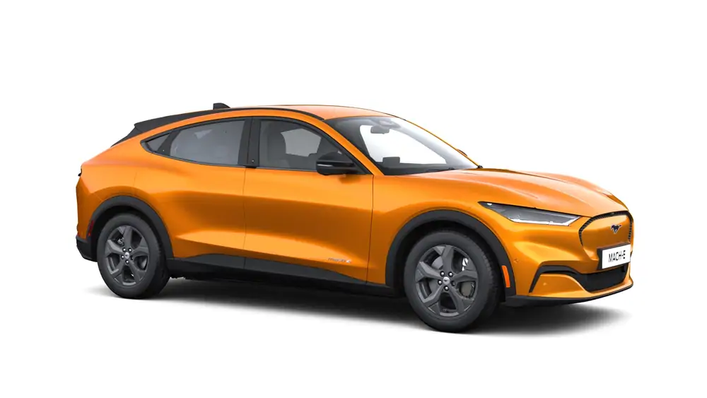 Nieuw Ford Mustang mach-e AWD 76kWh Standard Range 269pk/198kW - A1 7YL - "Cyber Orange" Exclusieve metaalkleur 4