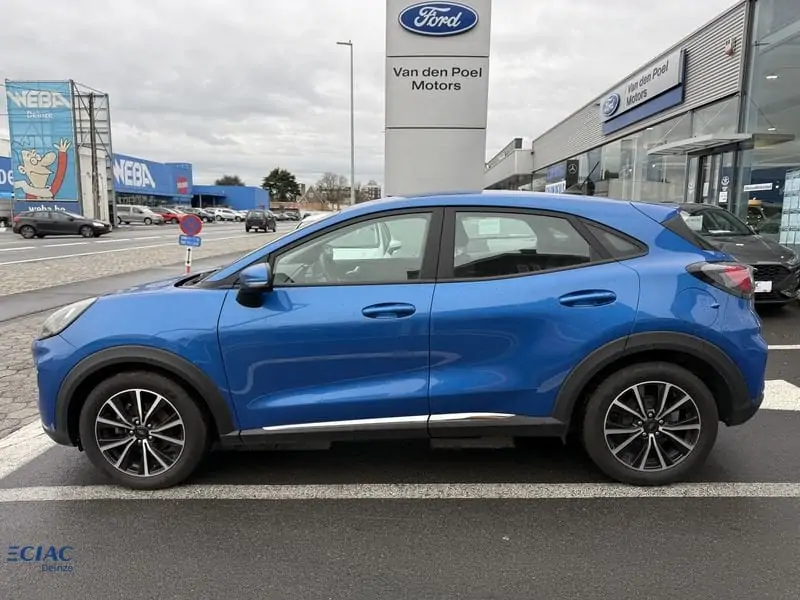 Occasie Ford Puma Titanium 1.0i EcoBoost mHEV 125pk / 92kW A7 2ZI - Speciale metaalkleur "Desert Island Blue" 8
