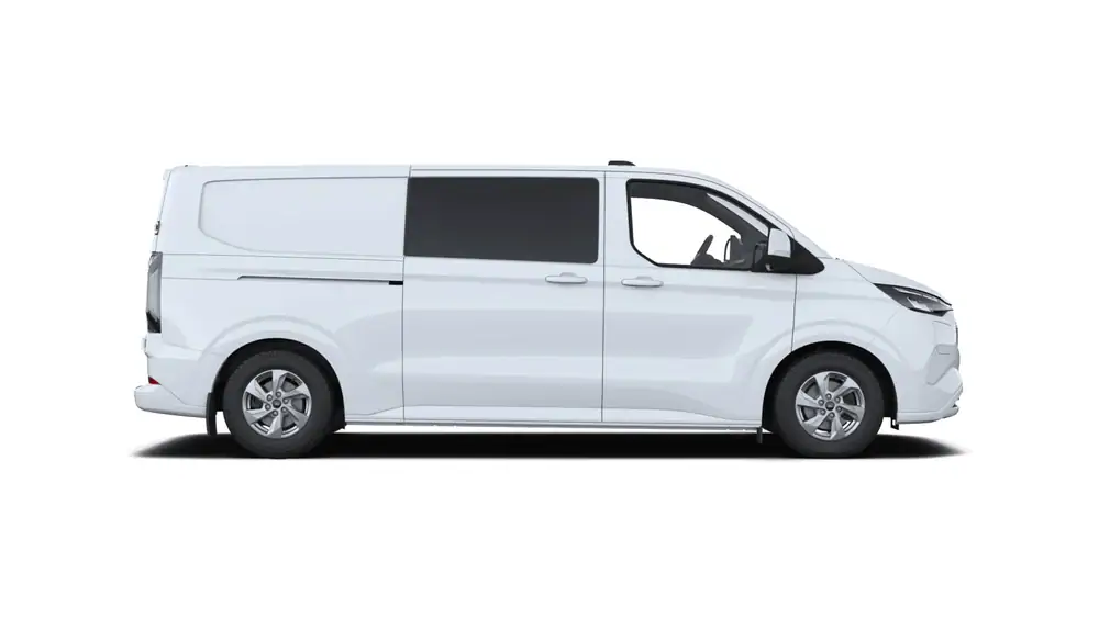 Nieuw Ford Transit custom v710 MULTI-USE 320L LIMITED 2.0TD136 T6.2 A8 FWD LWB 2.0 136pk N1 73W - Frozen White 2