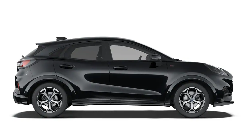 Nieuw Ford Puma mca ST-Line 1.0i EcoBoost mHEV 125pk / 92kW M6 PN4GM - "Agate Black" Metaalkleur 2