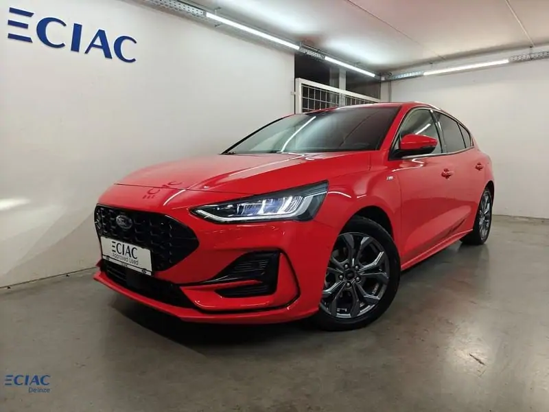 Occasie Ford Focus mca ST-Line X 1.0i EcoBoost 155pk / 114kW mHEV A7 - 5d PN4A7 - "Race Red" Niet-metaalkleur 1