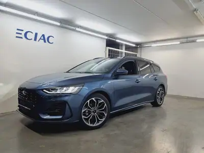 Demo Ford Focus mca ST-Line X 1.0i EcoBoost 155pk / 114kW mHEV A7 - Clipper PN4FT - "Chrome Blue" Metaalkleur