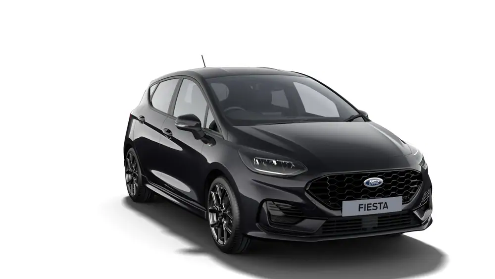 Nieuw Ford Fiesta mca ST-Line 1.0i EcoBoost mHEV 125pk / 92kW A7 2ZB - Metaalkleur "Agate Black" 4