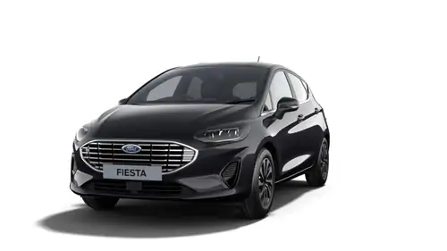 Nieuw Ford Fiesta mca Titanium 1.0i EcoBoost 100pk / 74 kW M6 BYA - Metaalkleur: Agate Black
