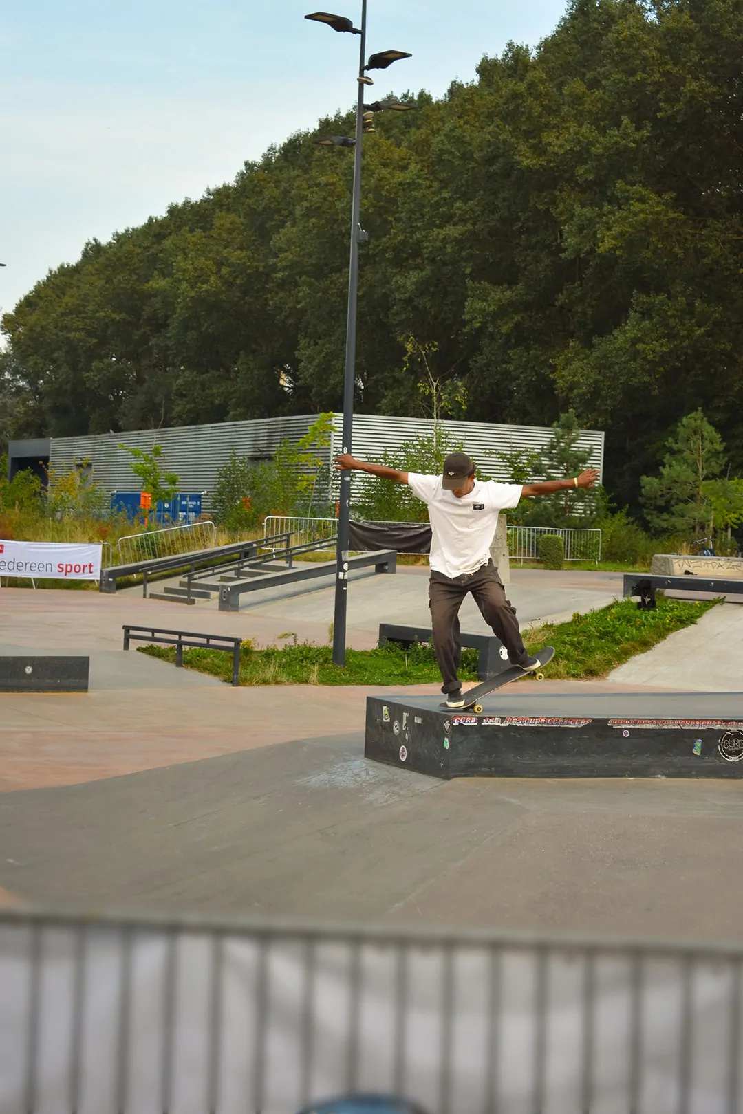 Skate contests en 3v3 basketbal