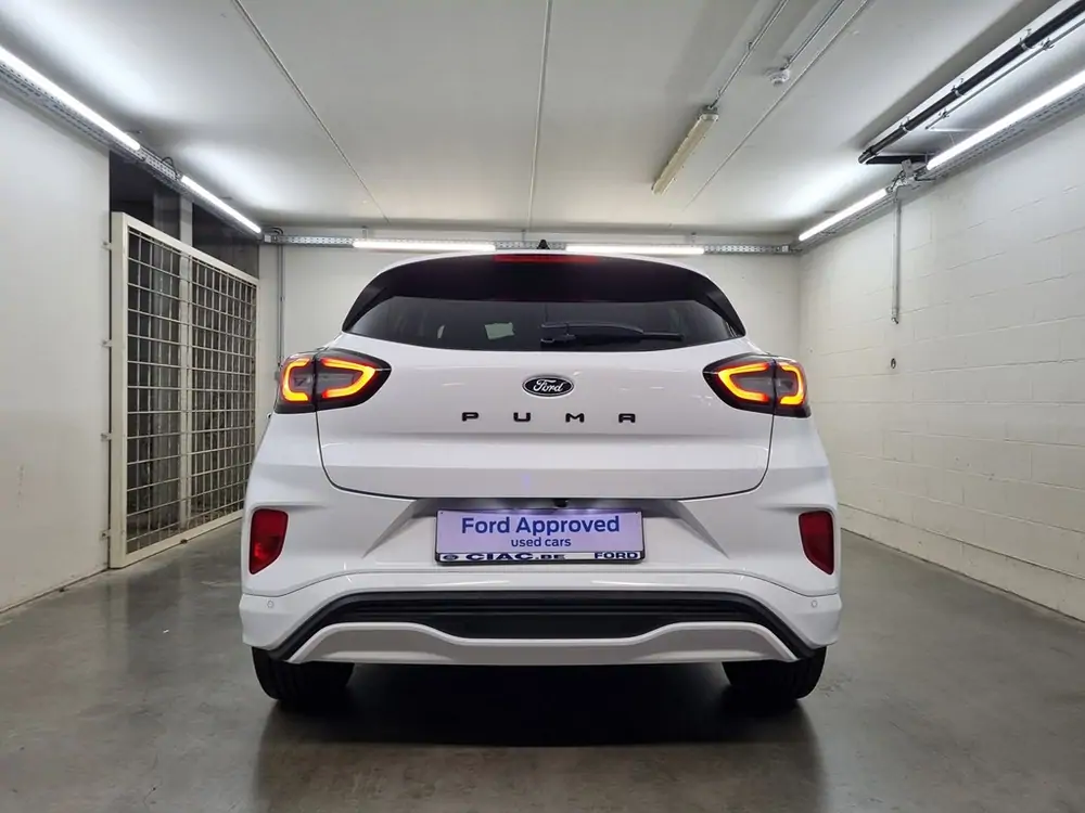 Demo Ford Puma mca ST-Line 1.0i EcoBoost mHEV 125pk / 92kW M6 PN3GZ - "Frozen White" Speciale niet-metaalkleur 8